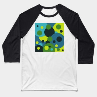 pop art polka dots pattern Baseball T-Shirt